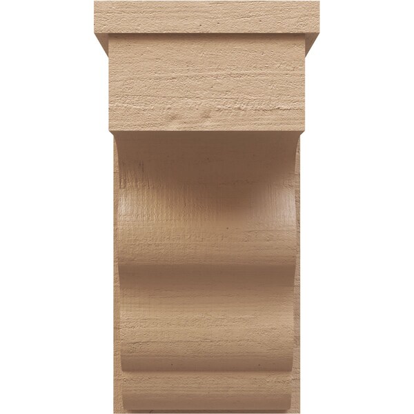 8in. W X 8in. D X 16in. H Series 2 Wide Highland Rough Cedar Woodgrain TimberThane Corbel, Prmd Tan